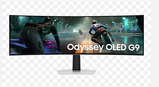 Samsung 49" Odyssey QD-OLED G9 (G91SD) Dual QHD 144Hz 0.03ms Curved(1800R) 5120 x 1440 Gaming Monitor HAS, mHDMI(1), HDMI(1), DP(1) Ergonomic